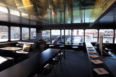 The VIP Posh Pit at the bow