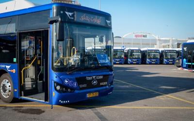 Electric bus parking