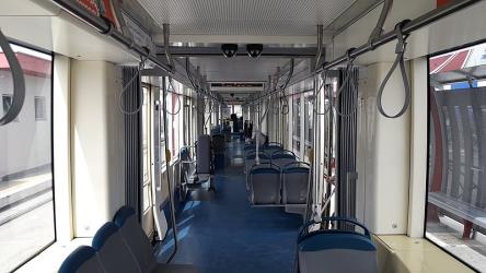 Tram interior