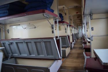 KTZ train interior (platzkart)