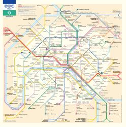 Paris RER Metro map