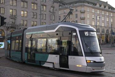 Tram exterior