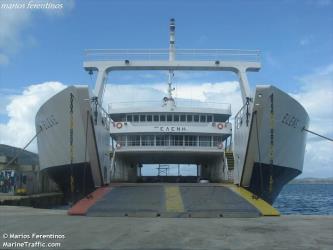 Eleni ferry in port