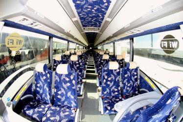 Bus interior