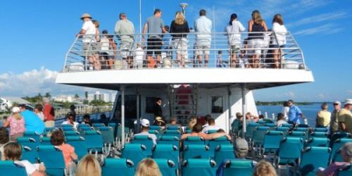 Catamaran outdoor seating
