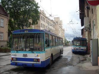 Trolley buses in Riga