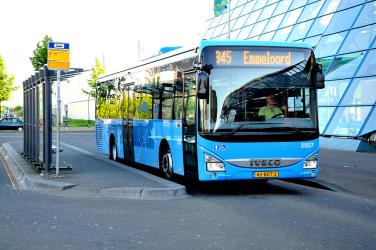 OV Regio IJsselmond bus 5507 in Lelystad.