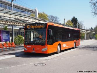 Line 40 at bus stop