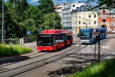 Oslo bus and tram