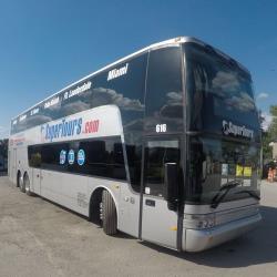SuperTours bus exterior
