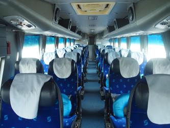 Express bus interior