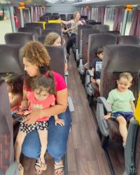 Bus interior