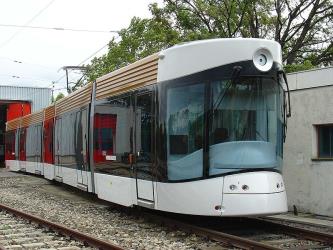 Bombardier articulated tram in Marseille