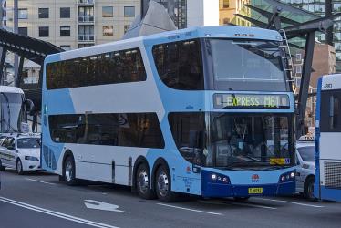 Transport NSW liveried bus operated by Hillsbus