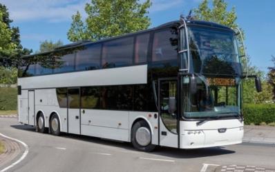 Double decker bus for intercity services