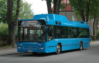 A Västtrafik bus in Falköping