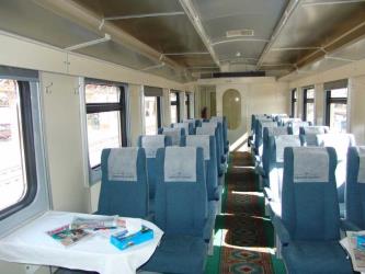 Sharq train interior