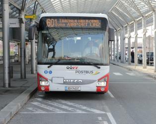 Bus at Linz Airport
