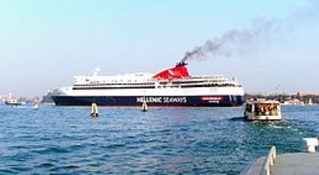 MS Ariadne departing Venice