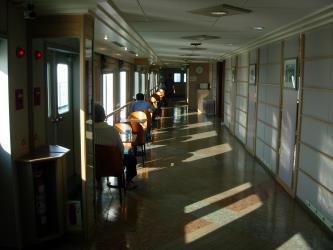 Interior of Nankai ferry 