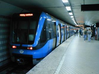 Stockholm Tunnelbana train