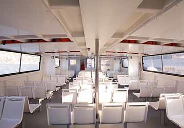 Polaris ferry interior seating