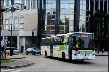 Bus on route 22 in Amiens
