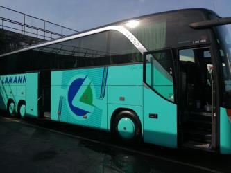 Bus side view