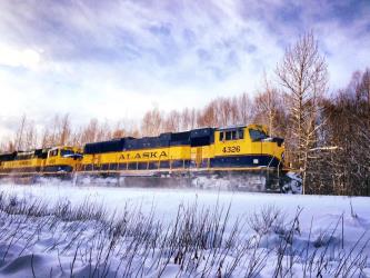 Alaska Railroad Train Exterior