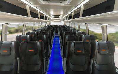 Bus interior