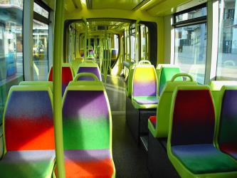 TAG Grenoble Tram Interior