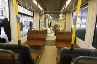 Tram interior