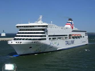 Tallink M/S Victoria I in Tallinn harbour