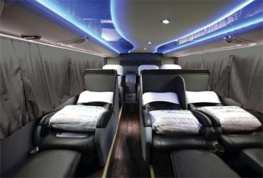 Bus leito cama interior