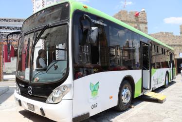 Bus exterior