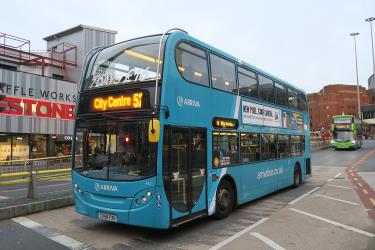 Double decker bus in Liverpool