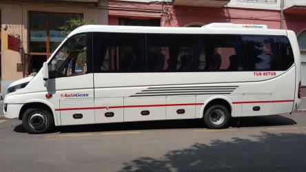 Bus side view