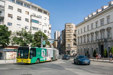 Articulated bus route #17