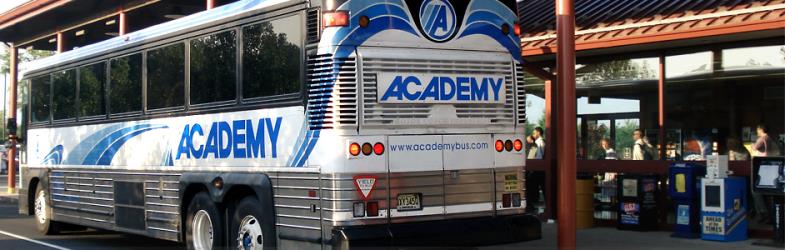 Academy Bus exterior