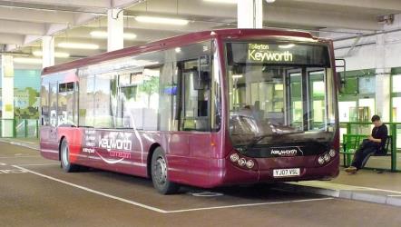 The Keyworth route bus