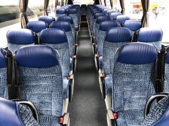 König Travel bus interior