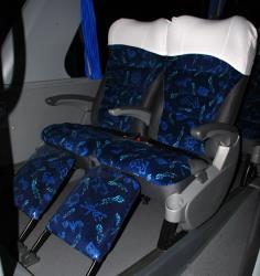 Bus interior