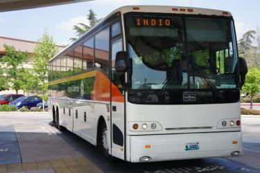 Amtrak connection bus