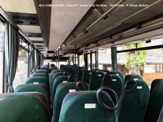 Interurban bus interior