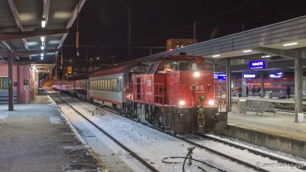 Nightjet train Innsbruck Hbf
