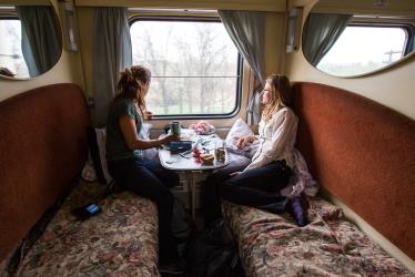 Night express first class sleeping car