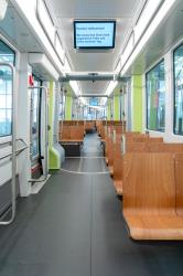 Tram interior