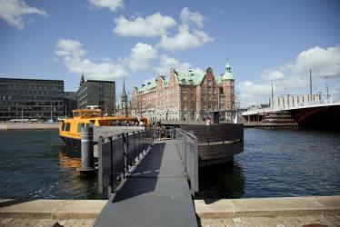 The Copenhagen Harbour bus at the Knippelsbro terminal
