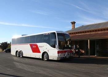 Exterior of V-Line Bus