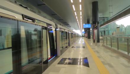 MRT Semantan station platform